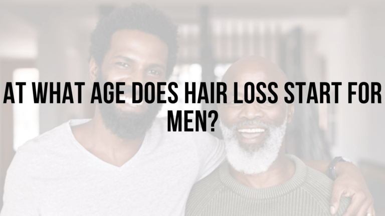 AT WHAT AGE DOES BALDNESS START?