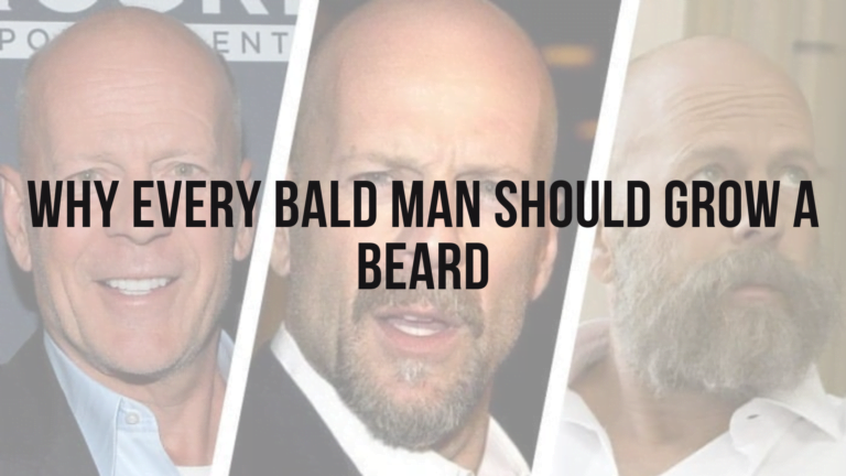 Why do bald men need to grow a beard?
