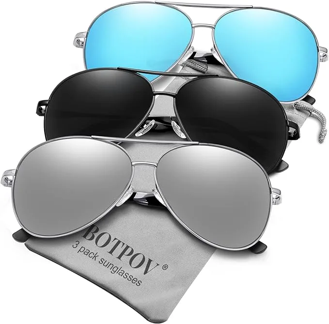 BOTPOV Aviator Sunglasses