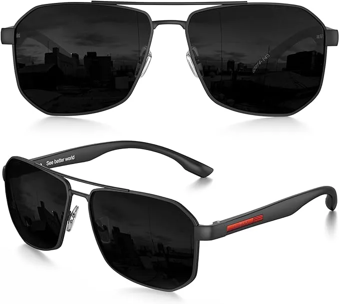 LUENX Aviator Sunglasses