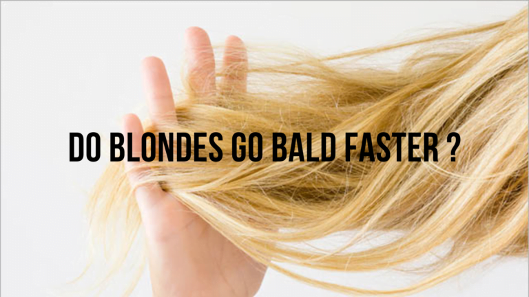 Do blondes go bald faster?