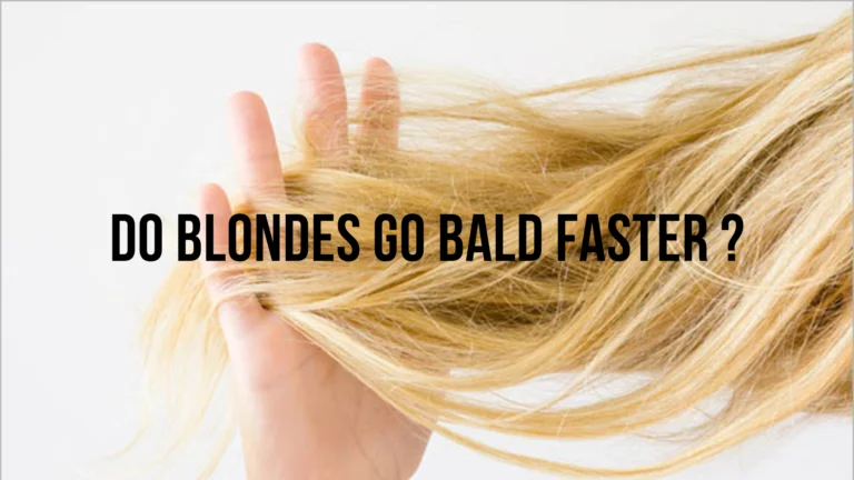 Do blondes go bald faster?
