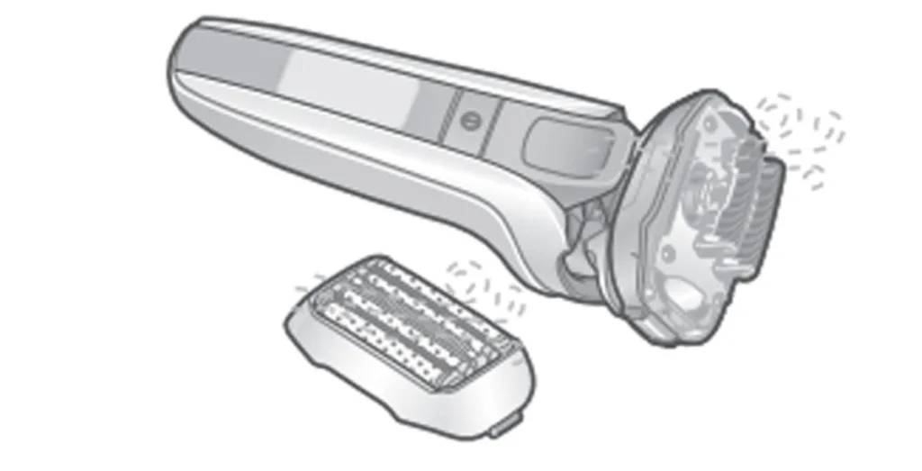 Foil Shaver Head Off