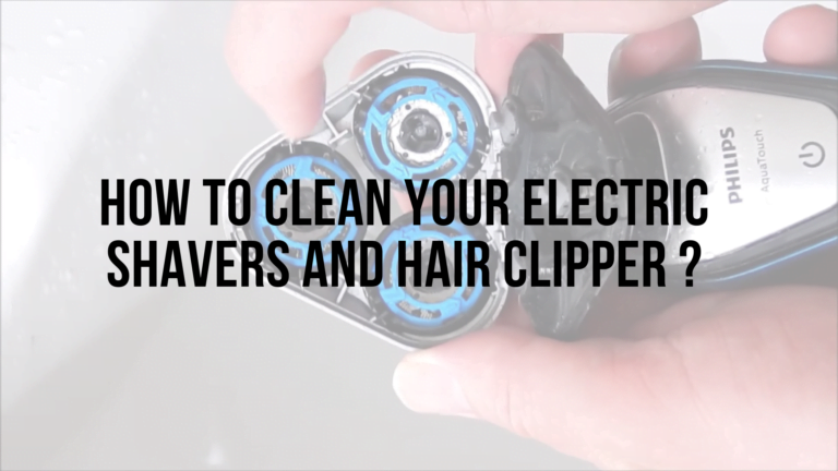 Quick ways to clean electric shavers and hair clippers